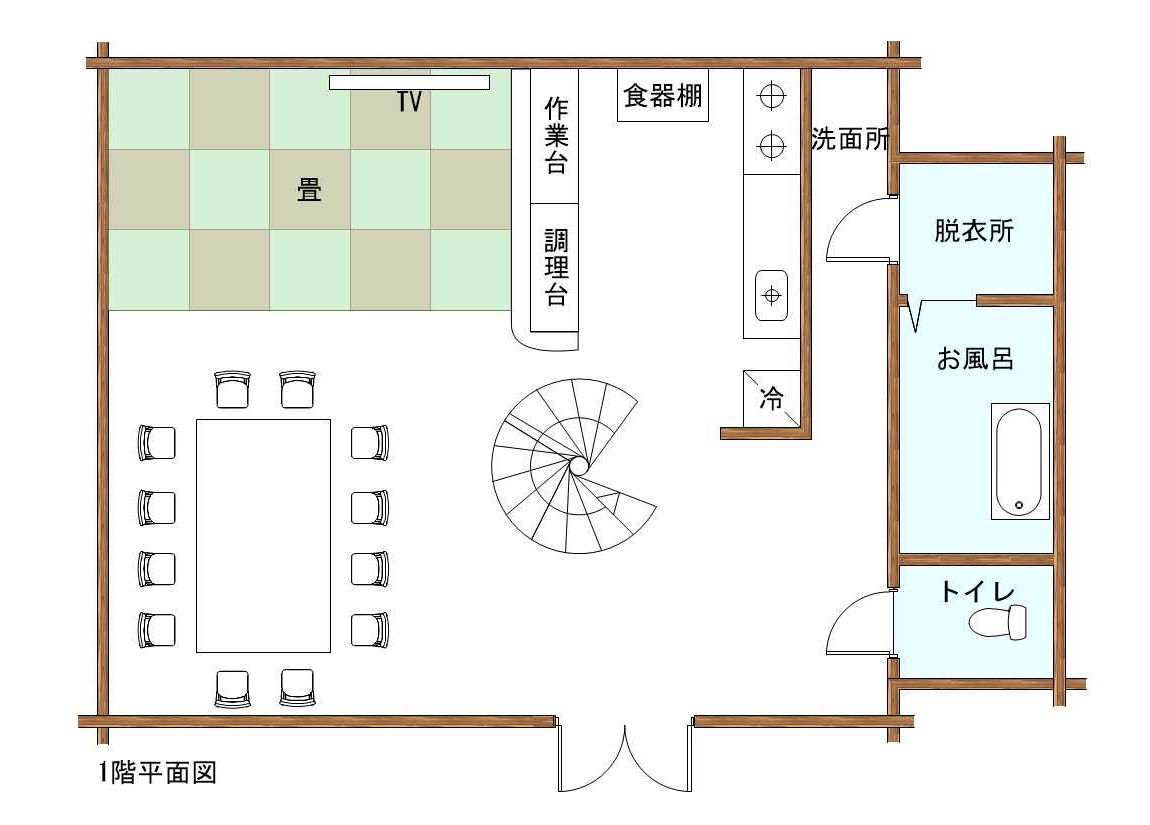 施設断面図１階
